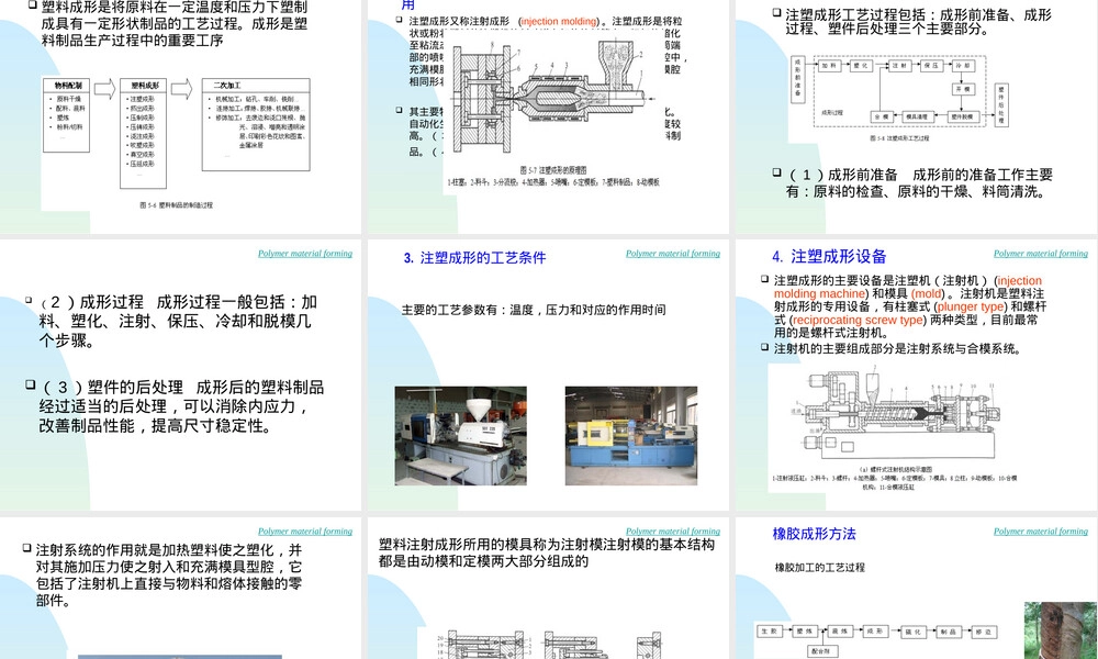 第五章高分子材料成形教学PPT课件.ppt