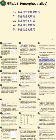 非晶合金材料特性与应用PPT课件 副本1.ppt
