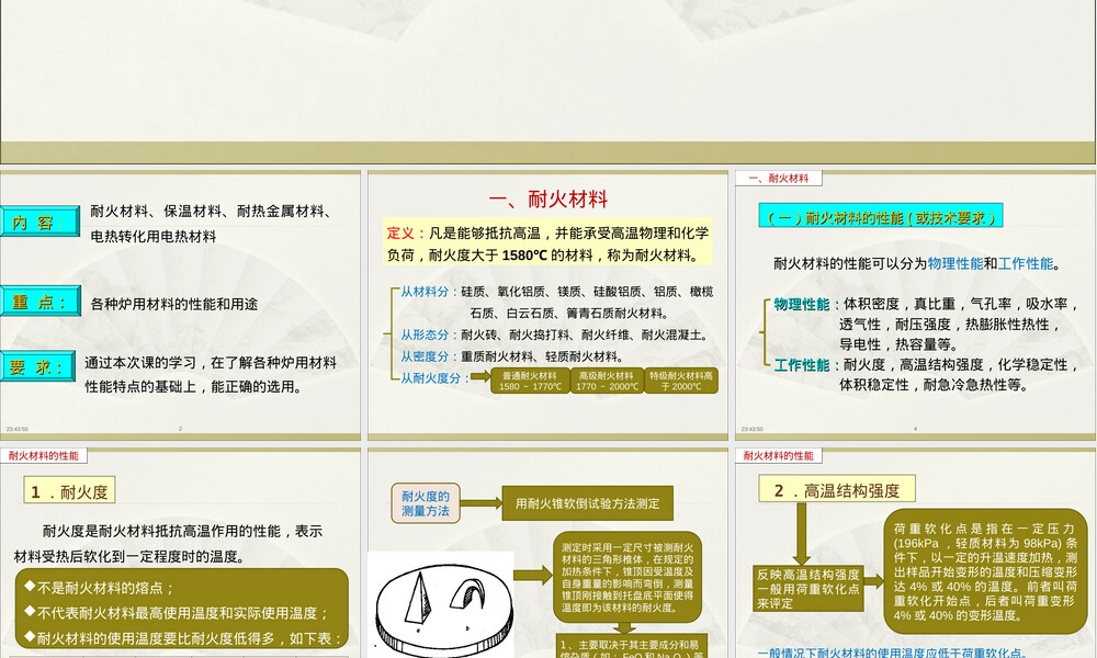 第五章材料加热炉炉用材料及选用PPT课件.ppt