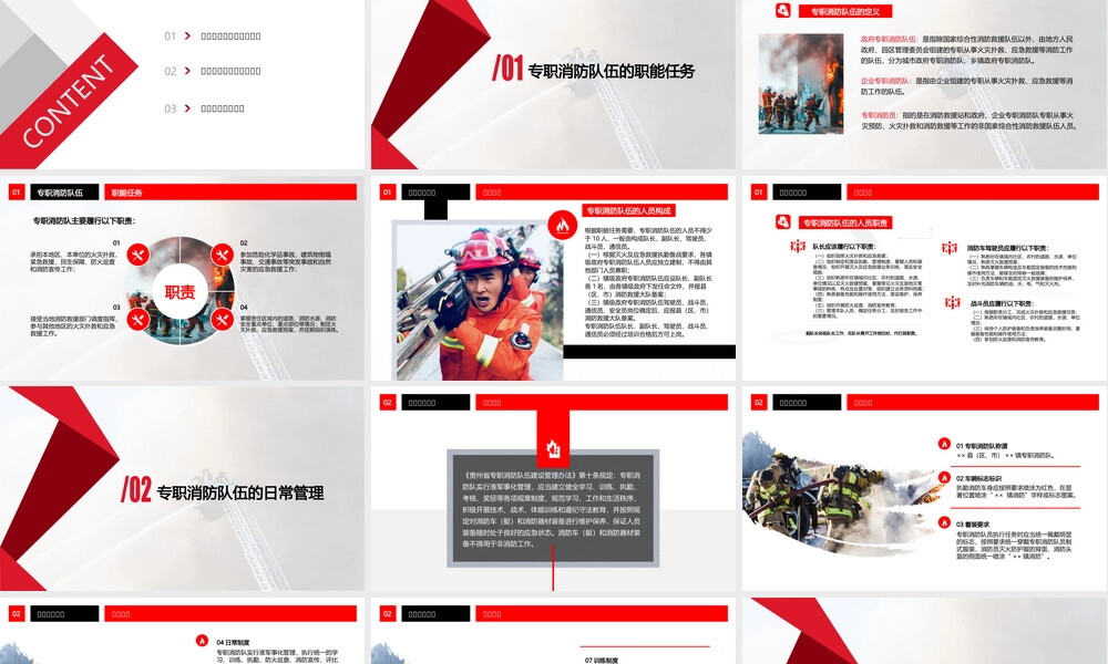 专职消防队伍管理与灭火救援培训PPT课件.pptx