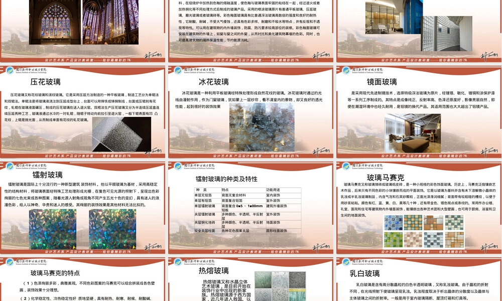 装饰材料与工艺玻璃材料PPT课件.ppt