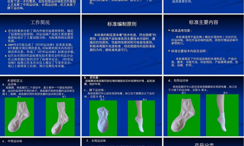 针织运动袜材料标准教学PPT课件.ppt