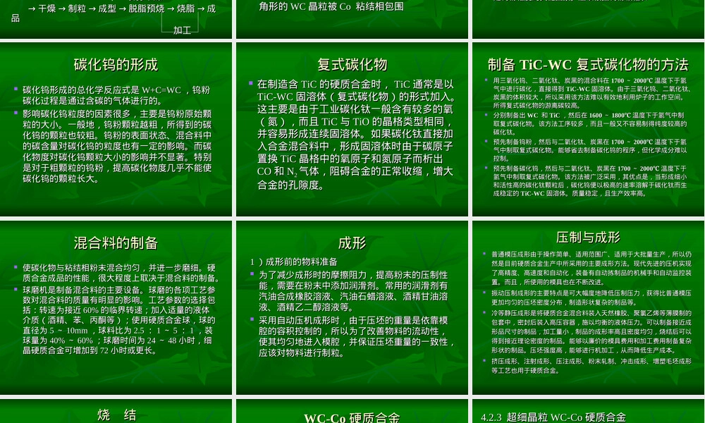 硬质合金与超硬工具材料教学PPT课件.ppt
