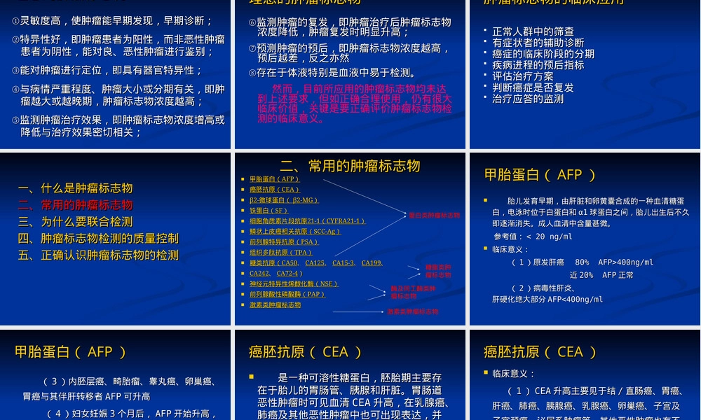 肿瘤标志物联合检测与质量控制PPT课件.ppt