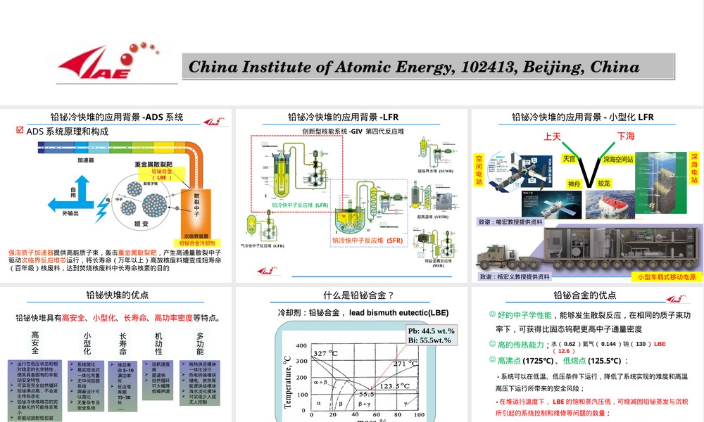 铅铋冷快堆燃料与结构材料选择PPT课件 副本1.ppt