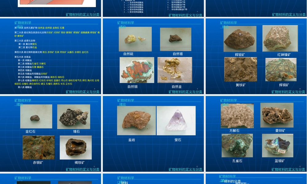 矿物材料分析PPT课件.ppt