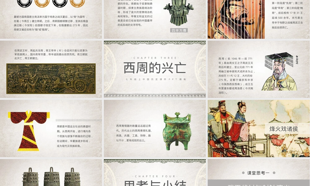 中国历史课堂教学PPT课件通用模板.pptx