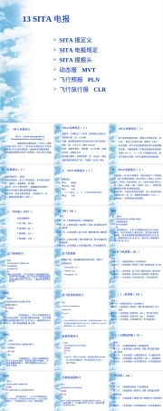 运行管理14SITA电报,运行管理SITA电报培训PPT课件.ppt
