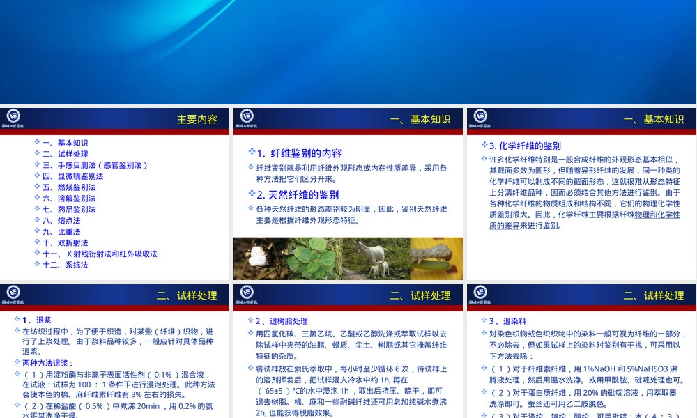 实验一纤维材料的认识PPT课件,纤维材料认识实验教学PPT课件.ppt