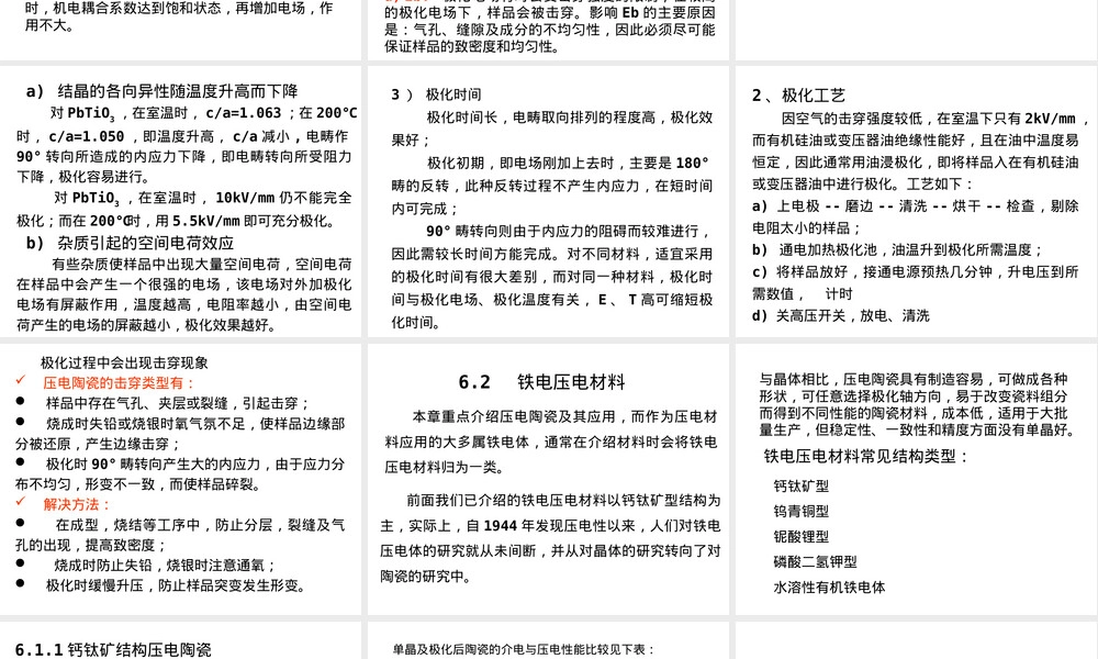 压电陶瓷材料及其应用PPT课件.ppt