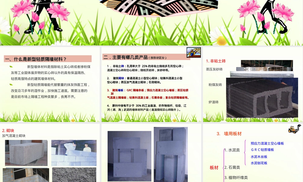 新型轻质隔墙材料简介PPT课件.ppt