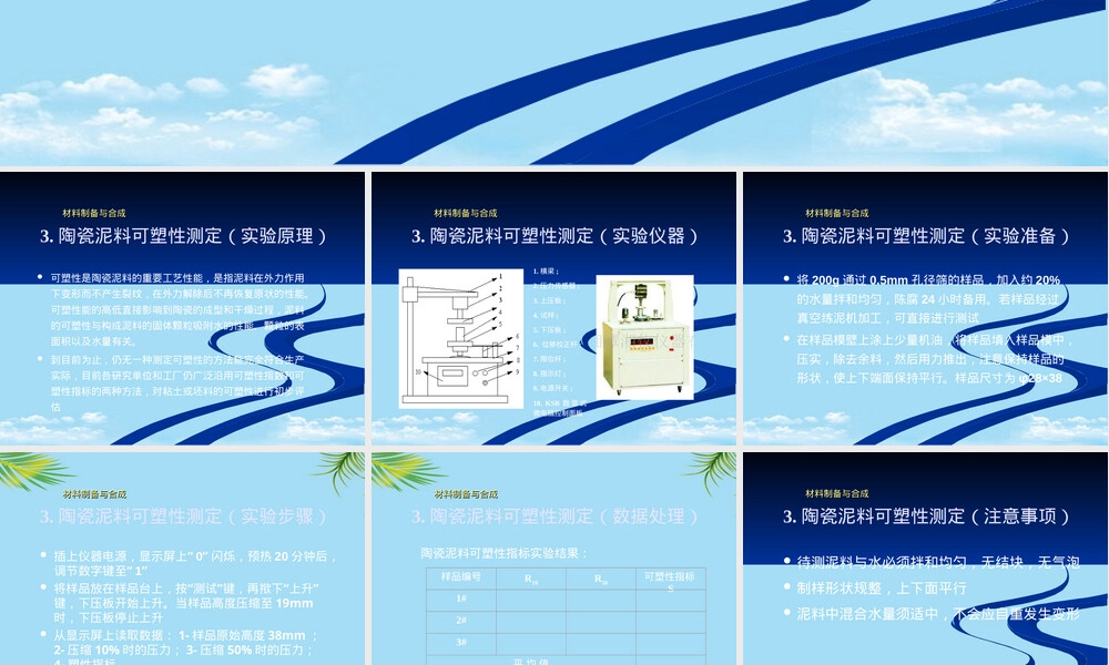 陶瓷泥料可塑性测定PPT课件 副本1.ppt