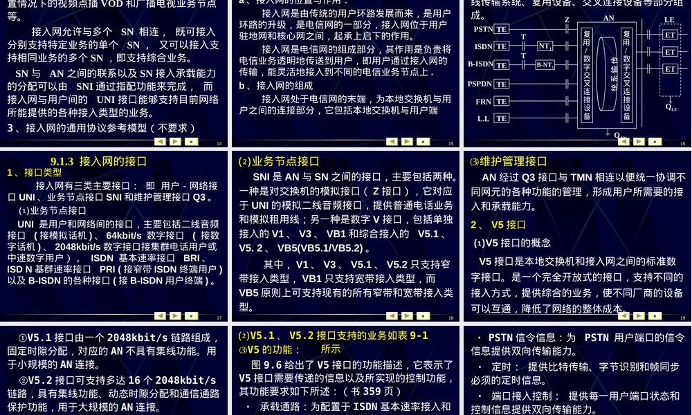 重庆邮电大学现代通信技术PPT课件接入网与接入技术.ppt