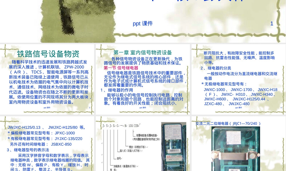 铁路信号设备物资管理PPT课件.ppt
