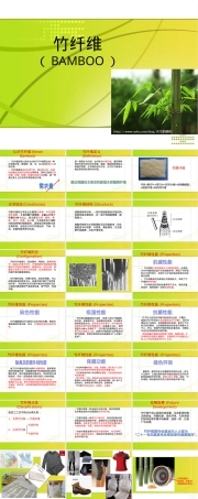 竹纤维PPT课件,竹纤维材料特性与应用教学PPT课件.ppt
