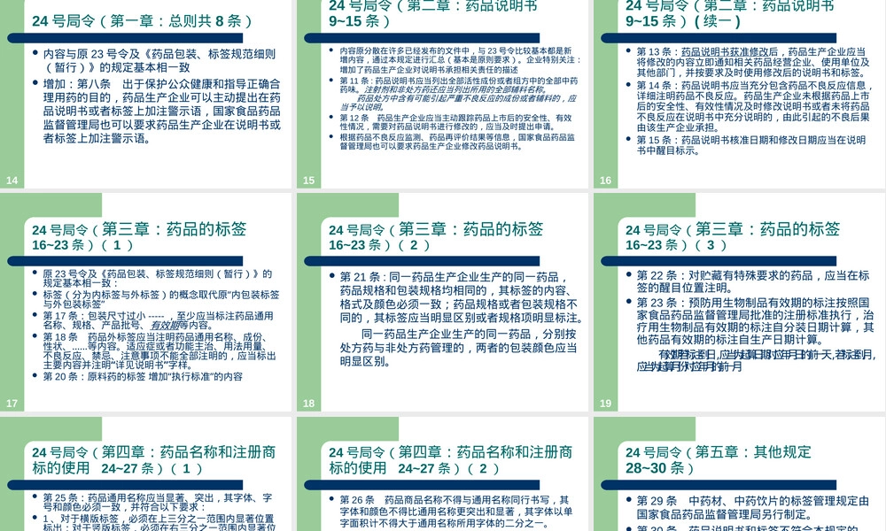 药品包装管理整理(24号令及备案要求,药品包装管理PPT课件 24号令与备案要求.ppt