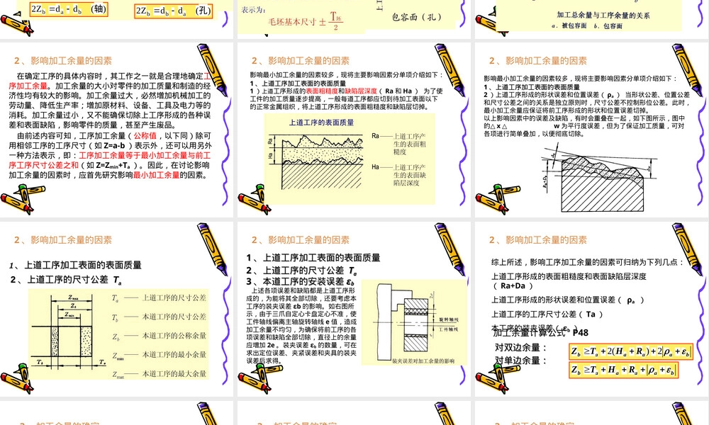 加工余量工序尺寸及其公差确定PPT课件.ppt