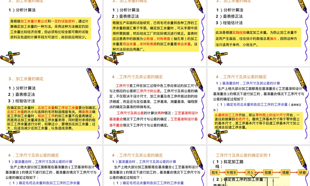 加工余量工序尺寸及其公差确定PPT课件.ppt