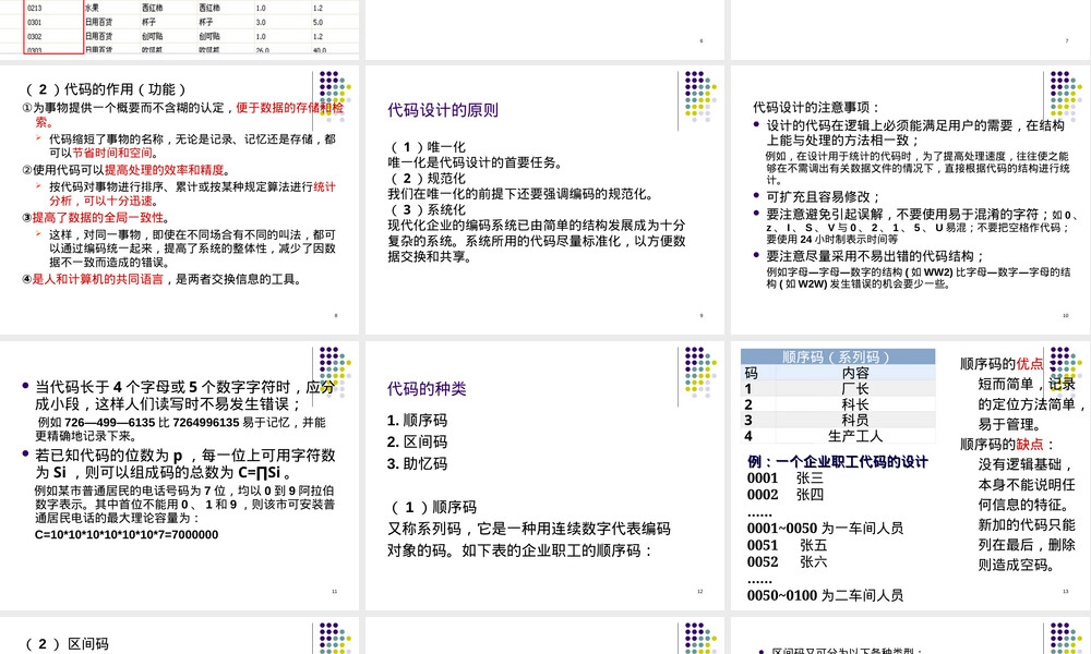 管理信息系统代码设计教学PPT课件.ppt