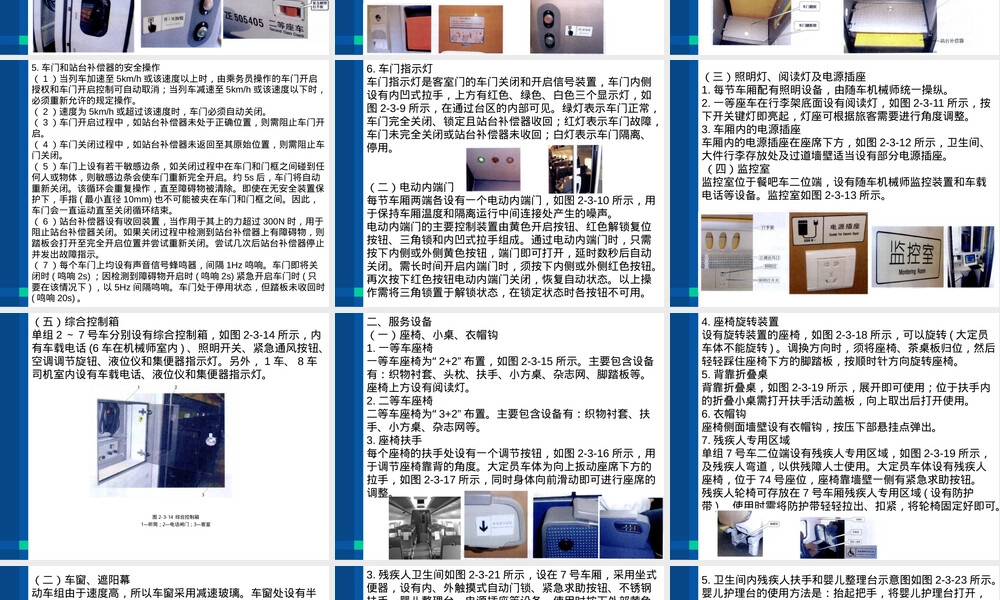 高铁动车组车内设备设施PPT课件.pptx