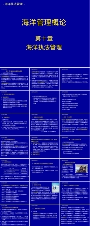 第十章海洋执法管理PPT课件.ppt