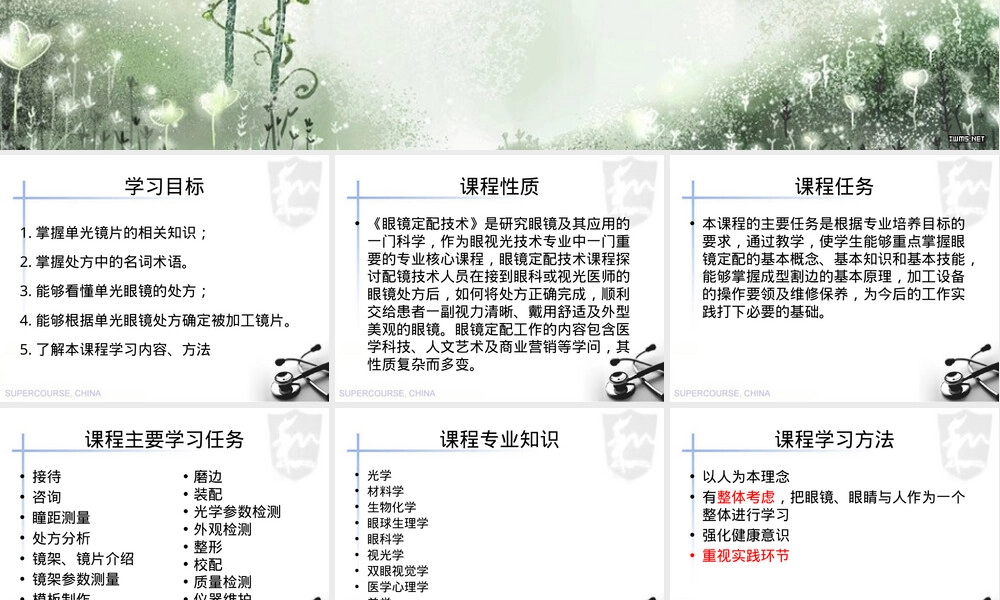 单光眼镜定配加工教学PPT课件.pptx