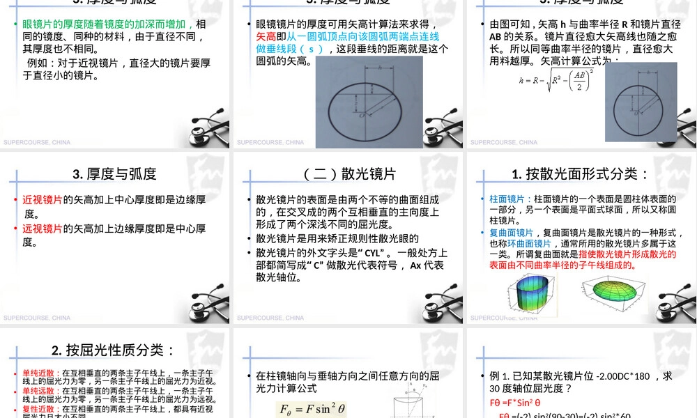 单光眼镜定配加工教学PPT课件.pptx