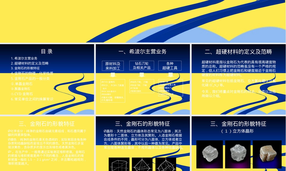超硬材料基础知识培训PPT课件.pptx