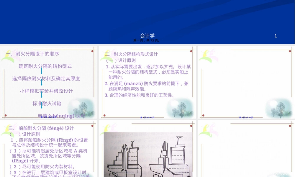 船舶舱室结构防火与材料教学PPT课件.pptx