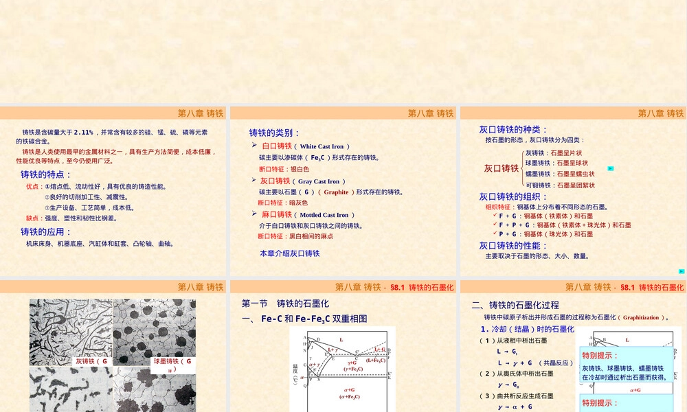 工程材料铸铁教学PPT课件.ppt