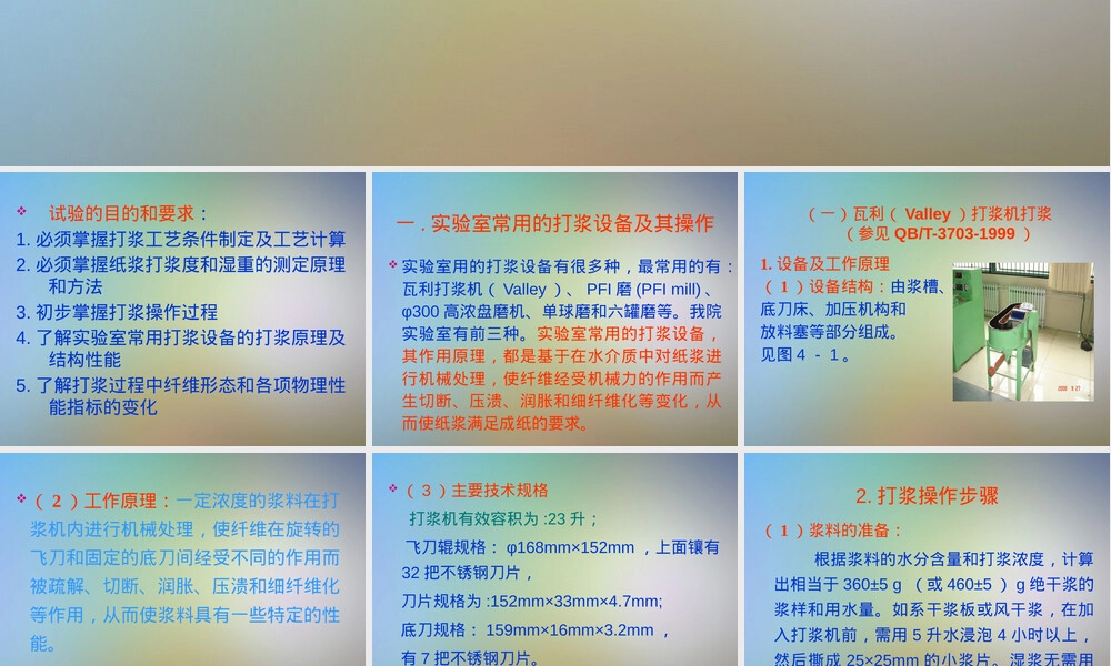 打浆造纸试验及其检测PPT课件.pptx
