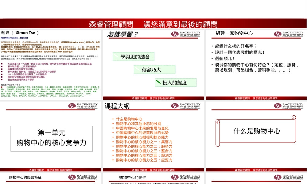 购物中心核心能力及现场管理PPT课件.ppt