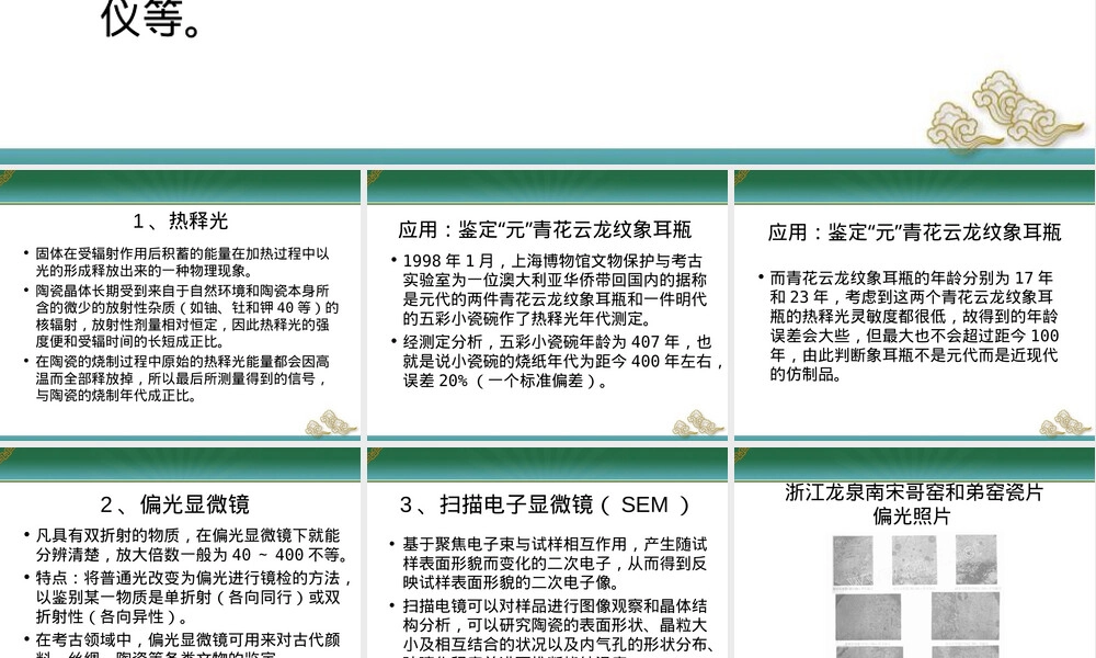第四节现代科技手段在陶瓷鉴定中的应用教学PPT课件.ppt