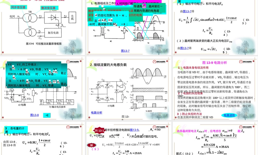 第13章晶闸管及其应用,晶闸管原理与应用教学PPT课件.ppt