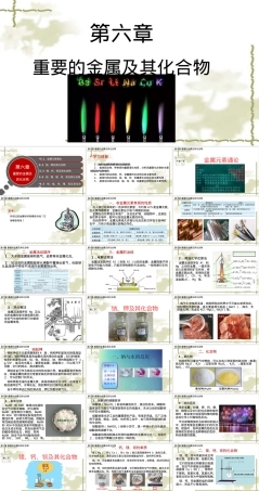化学第六版第六章重要的金属及其化合物教学PPT课件.pptx