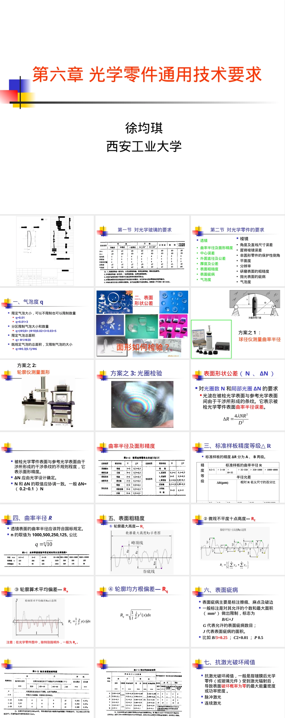 第6章光学零件通用技术要求PPT课件 副本1.ppt