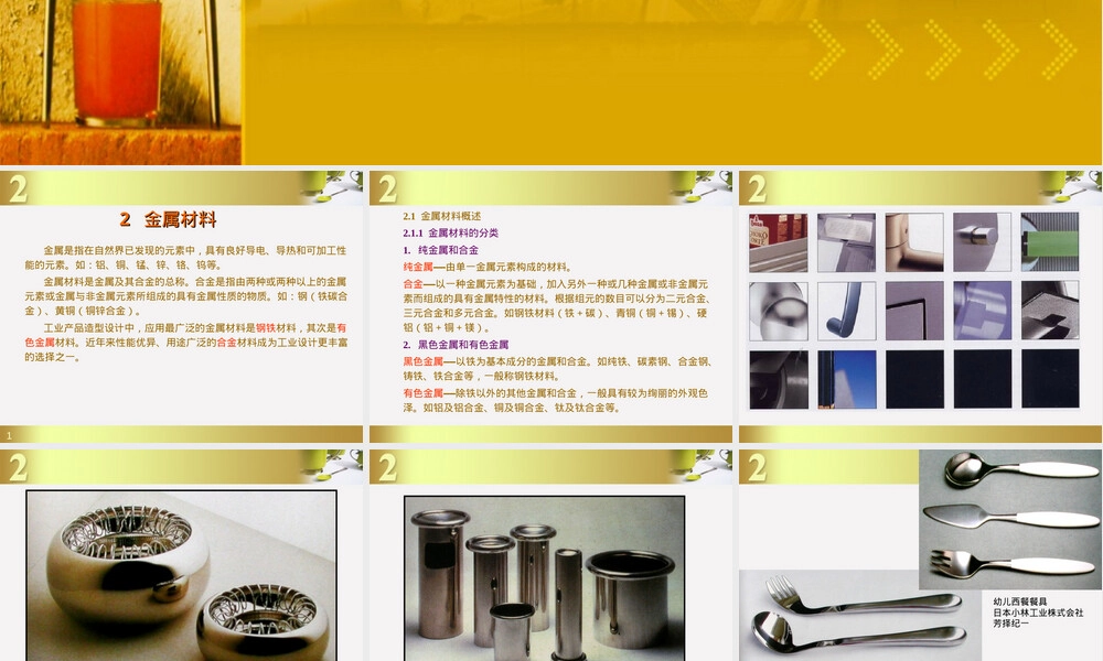 金属材料及其加工工艺教学PPT课件.ppt