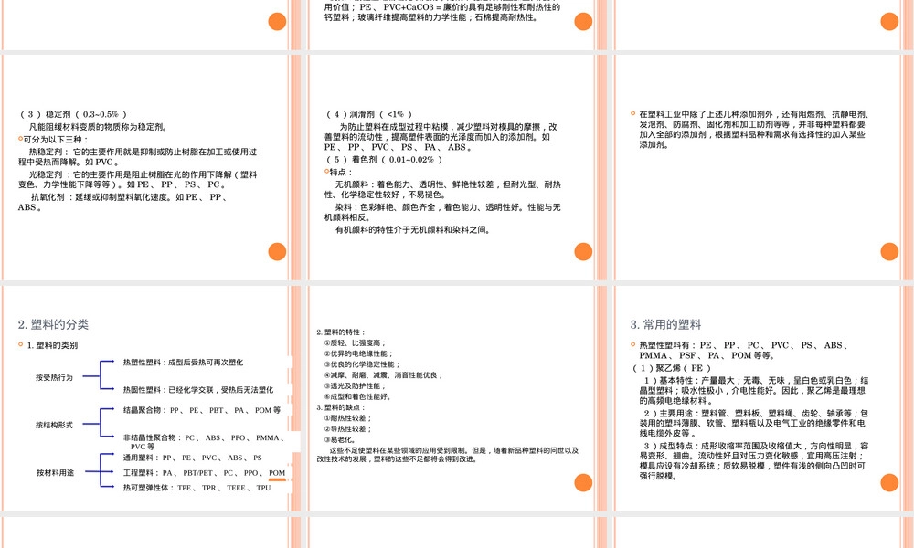 5-汽车塑料零部件材料的选择与应用,汽车塑料零部件材料选择与应用PPT课件.ppt