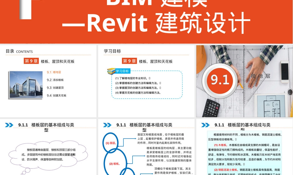 BIM建模楼板屋顶天花板教学PPT课件.ppt