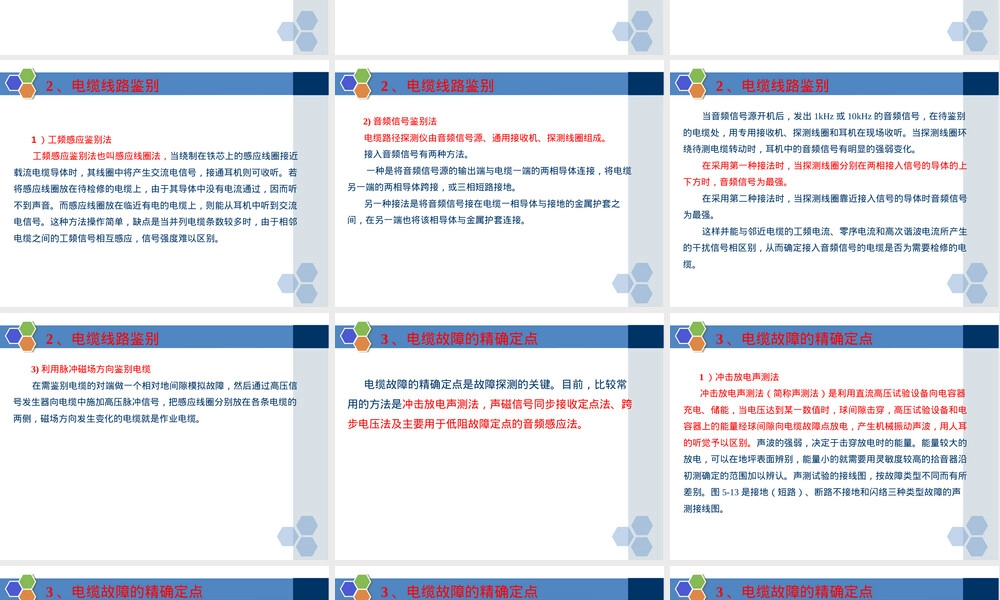 电力电缆路径查寻与故障精确定点技术PPT课件.ppt