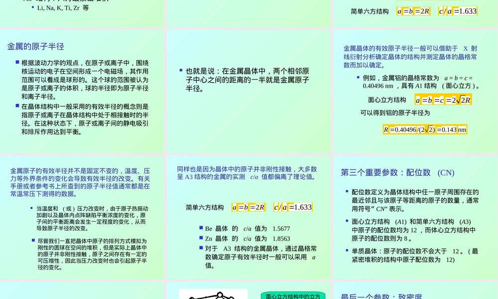 材料化学金属晶体PPT课件.ppt
