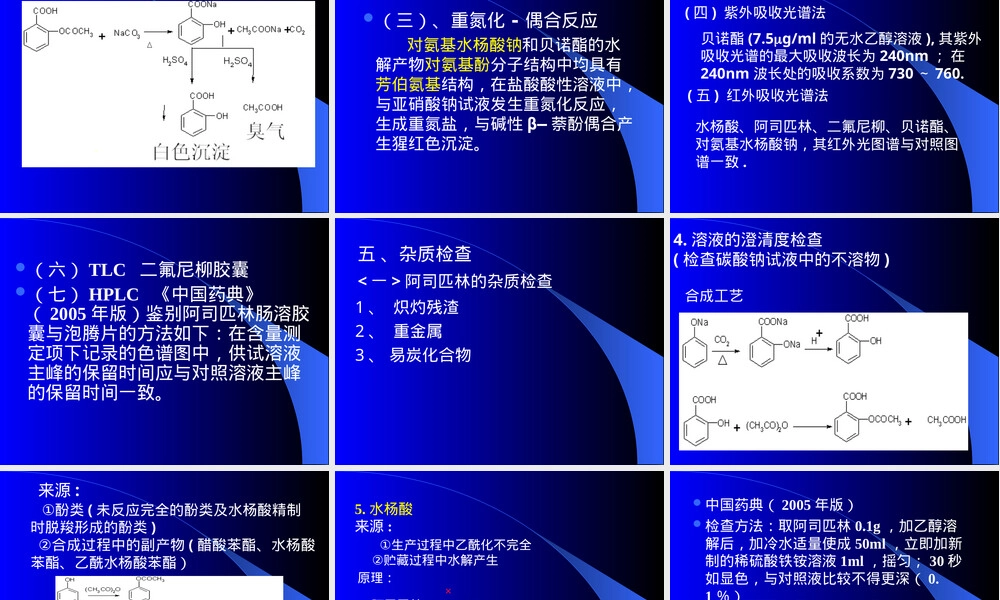 第7章芳酸及其酯类药物分析教学PPT课件.ppt