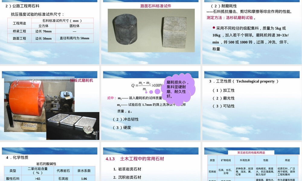 第4章石料和砌筑材料教学PPT课件.ppt