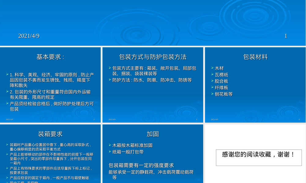 机电产品包装通用技术条件PPT课件.ppt