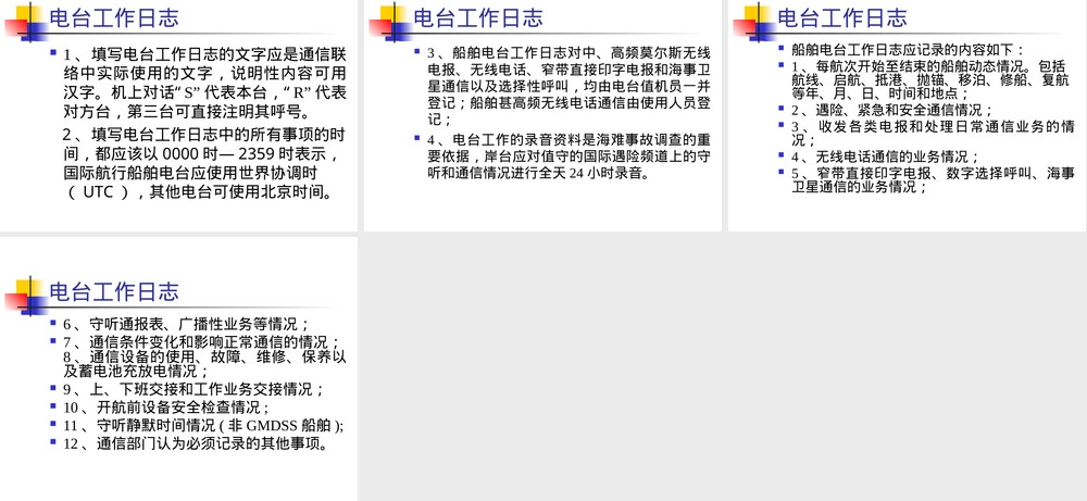 船舶电台管理教学PPT课件.ppt
