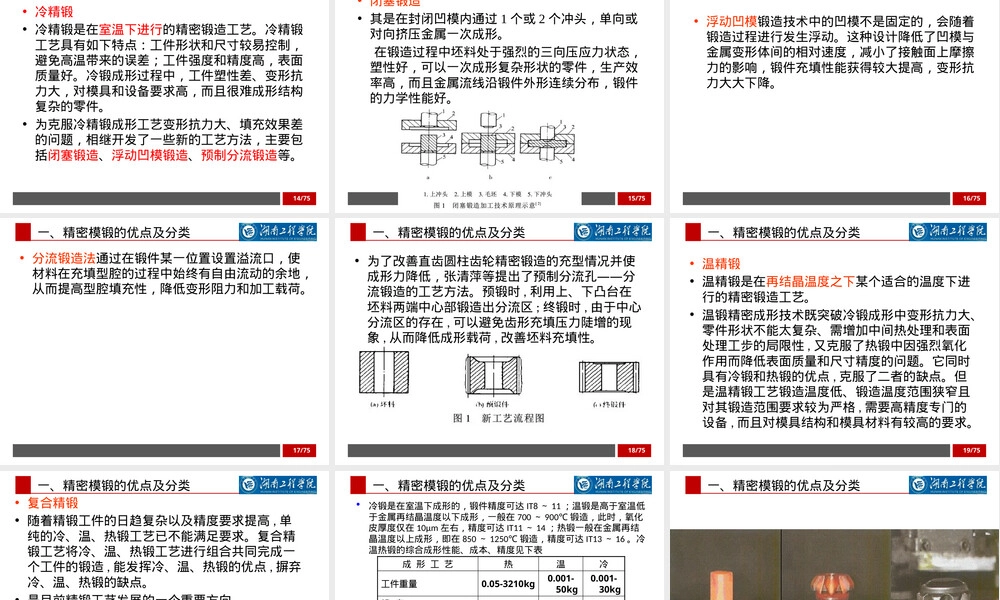 材料成型新技术精锻工艺教学PPT课件.pptx