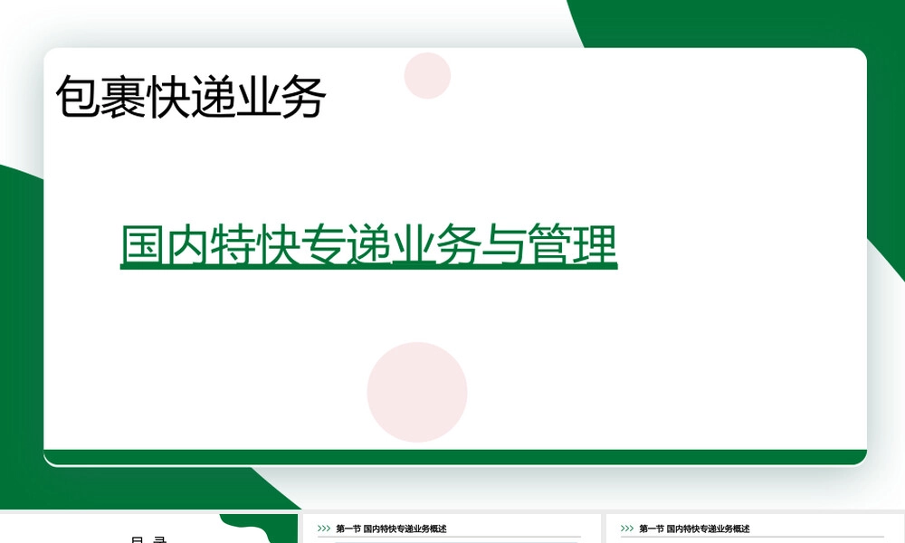 国内特快专递业务与管理PPT课件.pptx