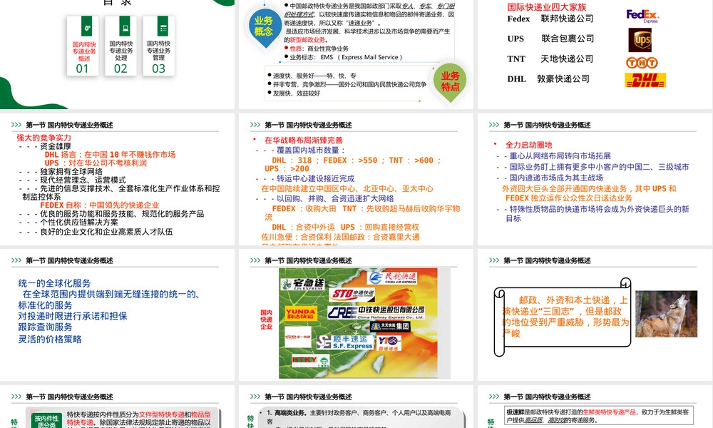 国内特快专递业务与管理PPT课件.pptx