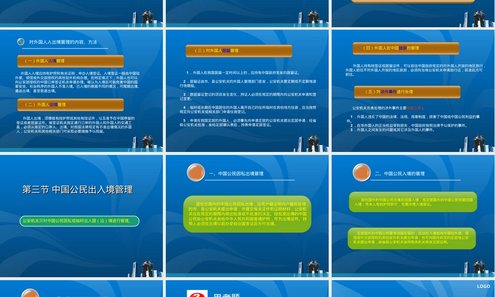 公安工作概论第九章出入境管理教学PPT课件.ppt