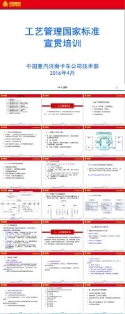 工艺管理国家标准贯标PPT课件.ppt